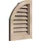 Ekena Millwork Quarter Round Top Left Unfinished, Functional, Pine Gable Vent w/Brick Mould Face Frame, 08"W x 30"H GVWQL08X3000SFUPI - alternate 5